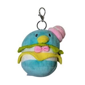 Sanrio Plush Burger Charm Clip Kidrobot Backpack Zipper Pull Key Tuxedo Sam